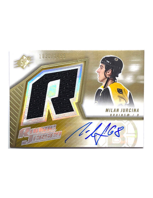 Milan Jurcina 2005-06 Upper Deck SPX Rookie Jersey Autograph #186 - 1038/1499