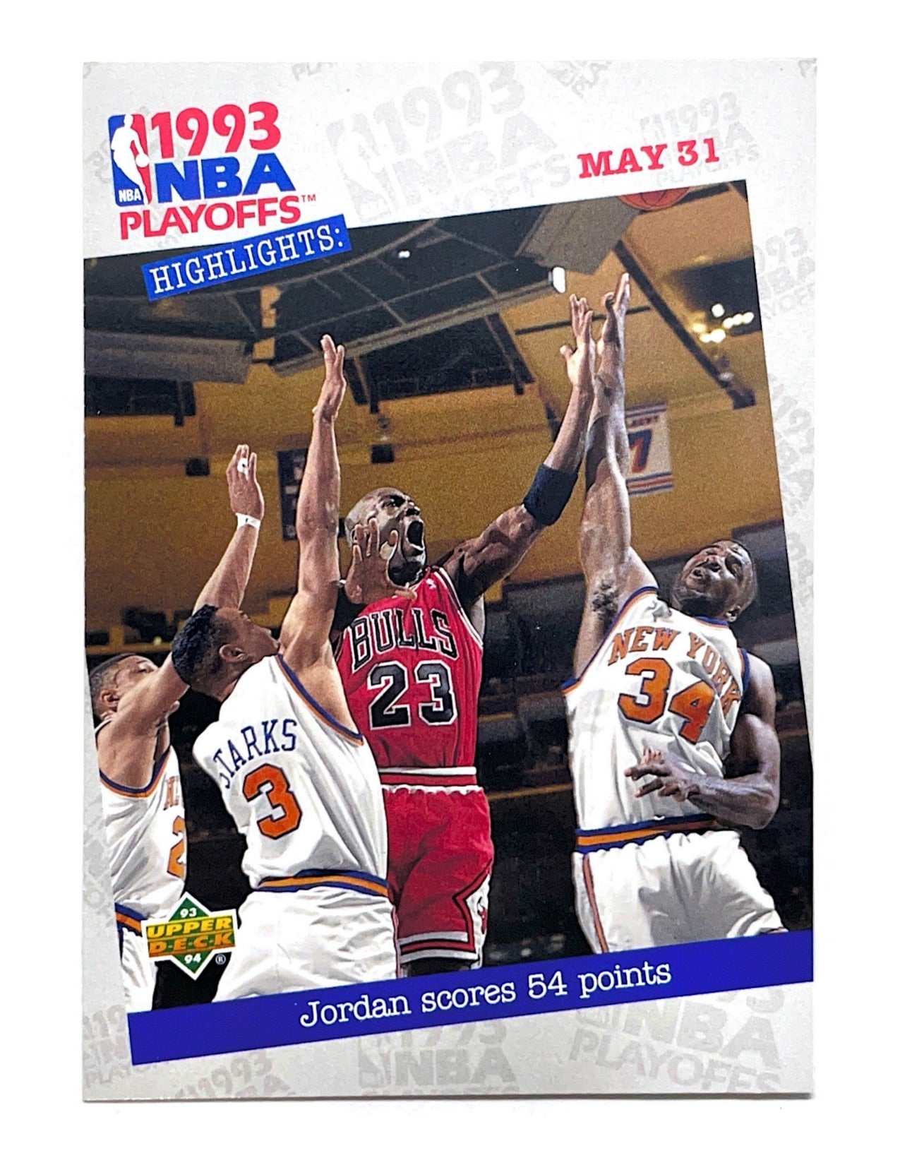 Michael Jordan 1993-94 Upper Deck NBA Playoff Highlights #193