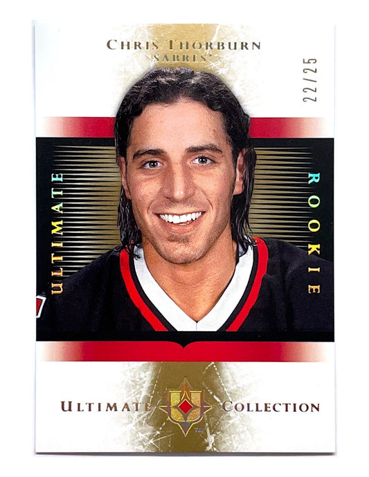 Chris Thorburn 2005-06 Upper Deck Ultimate Collection Ultimate Rookie Gold #195 - 22/25