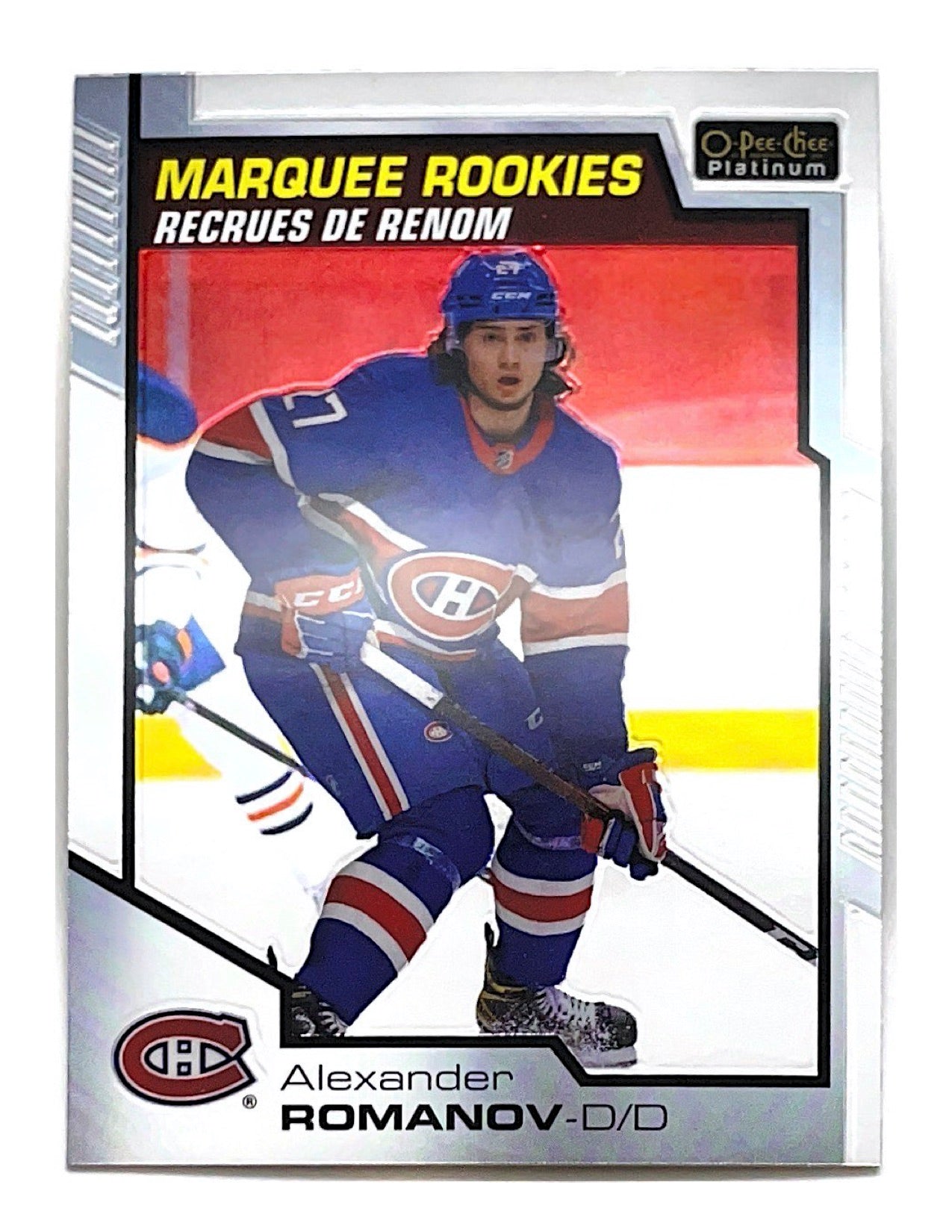 Alexander Romanov 2020-21 O-Pee-Chee Platinum Marquee Rookies #198