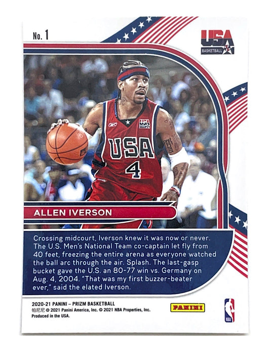 Allen Iverson 2020-21 Panini Prizm USA Basketball #1