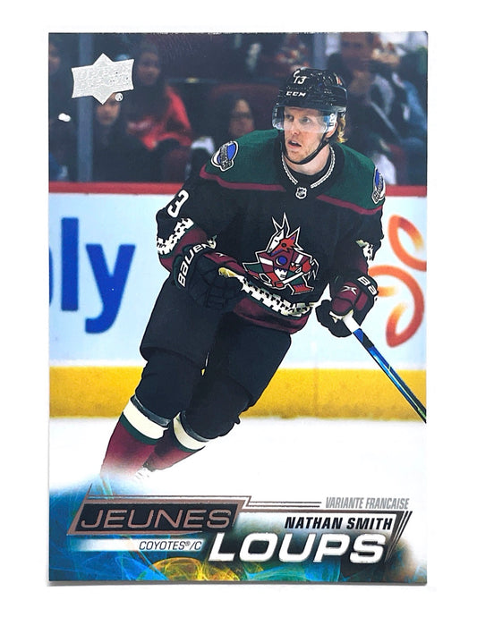 Nathan Smith 2022-23 Upper Deck Series 1 Young Guns French Jeunes Loups #206