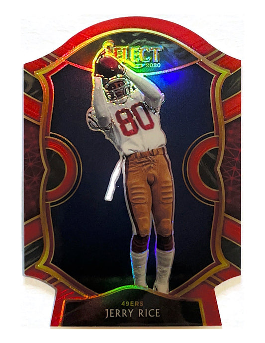 Jerry Rice 2020 Panini Select Concourse Red Die-Cut #20