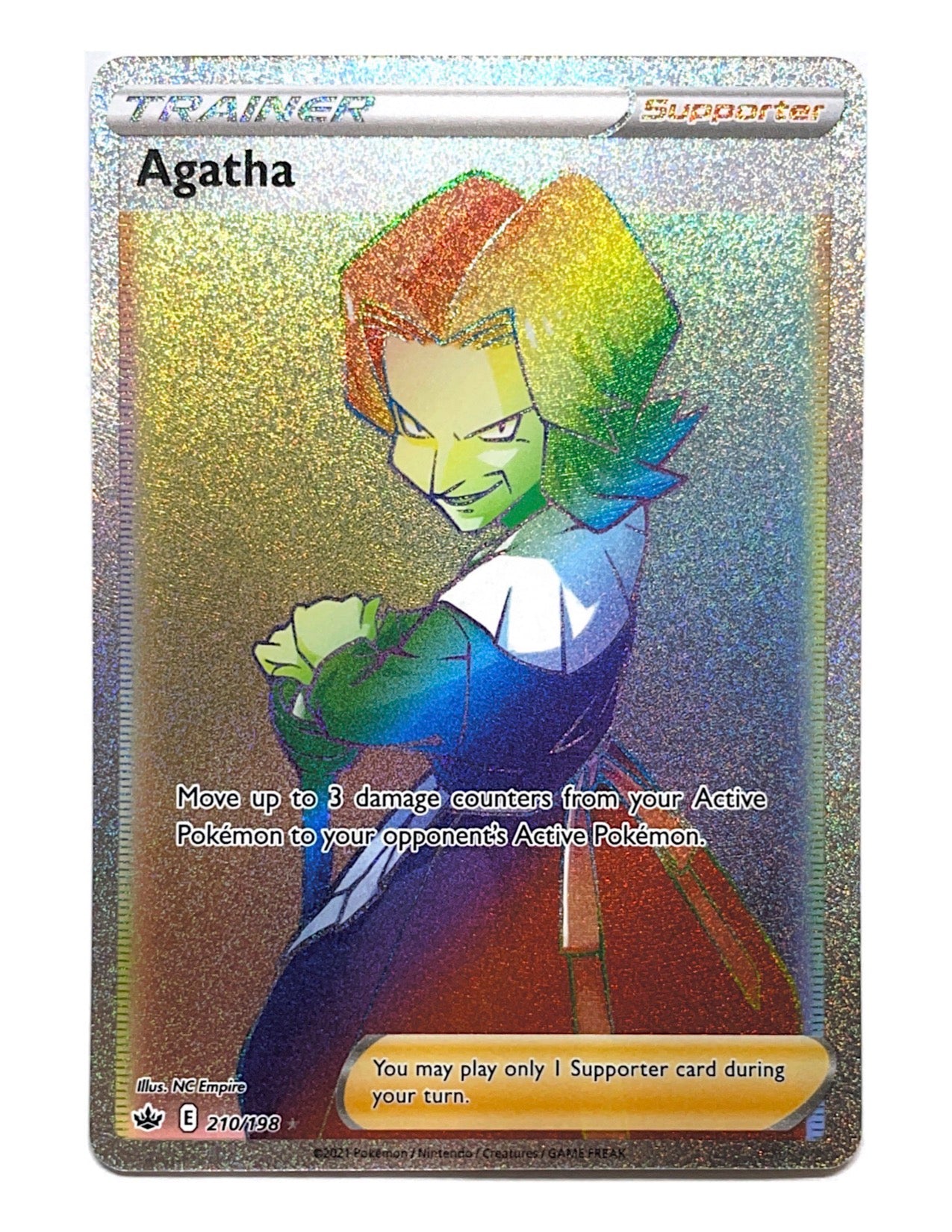 Agatha 210/198 Full Art Secret Rare - Chilling Reign