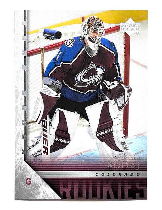 Peter Budaj 2005-06 Upper Deck Series 1 Young Guns #213