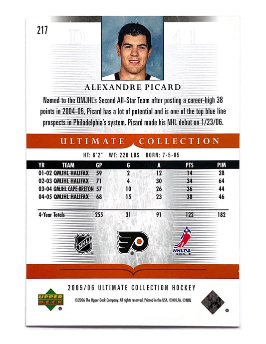 Alexandre Picard 2005-06 Upper Deck Ultimate Collection Ultimate Rookie #217 - 447/599