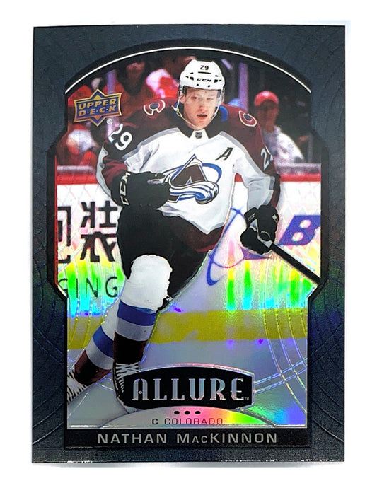 Nathan MacKinnon 2020-21 Upper Deck Allure Black Rainbow #23