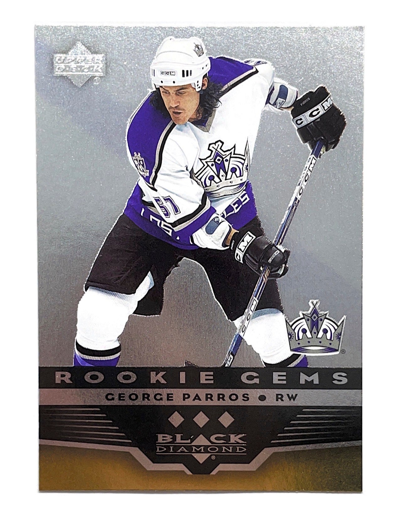 George Parros 2005-06 Upper Deck Black Diamond Rookie Gems #249