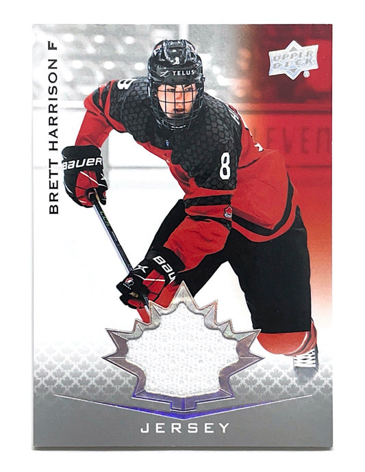 Brett Harrison 2020-21 Upper Deck Team Canada Juniors Jersey #24