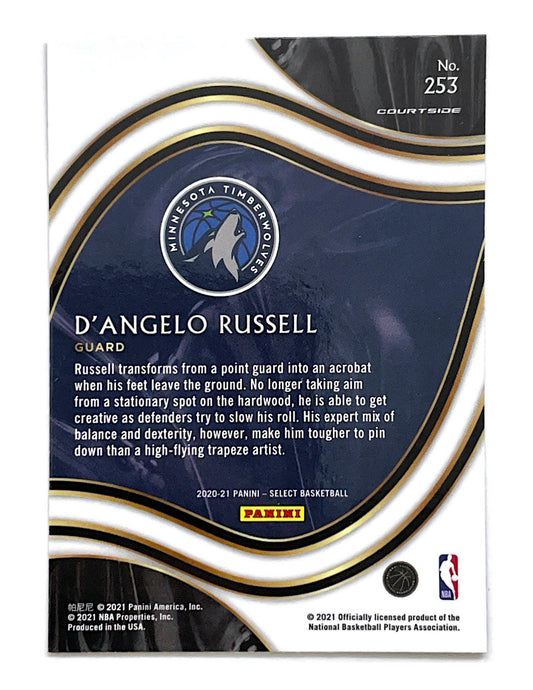 D'Angelo Russell 2020-21 Panini Select Courtside #253