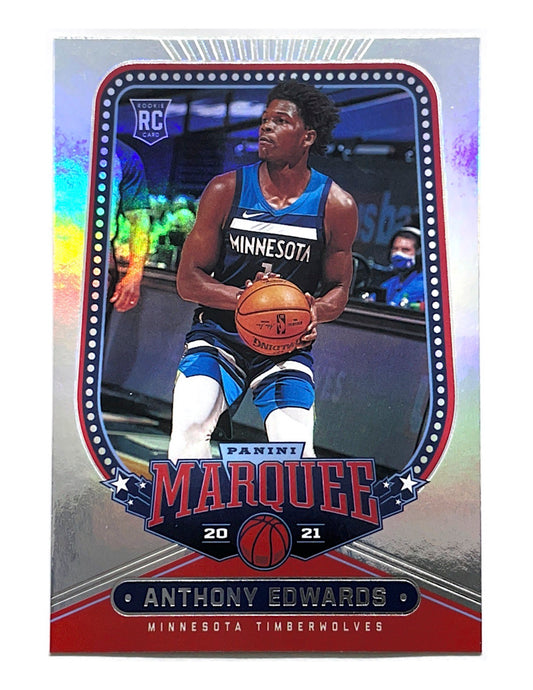 Anthony Edwards 2020-21 Panini Chronicles Marquee Silver #254