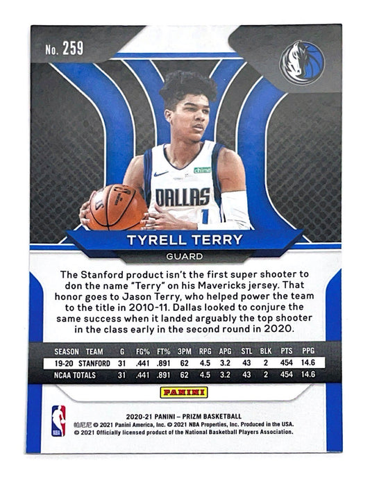 Tyrell Terry 2020-21 Panini Prizm Rookie #259