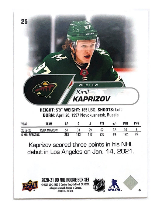 Kirill Kaprizov 2020-21 Upper Deck Star Rookies #25