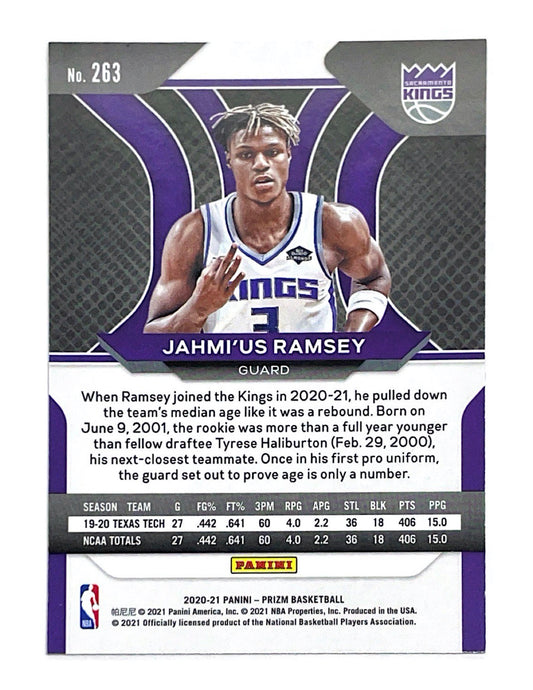 Jahmi'us Ramsey 2020-21 Panini Prizm Rookie #263