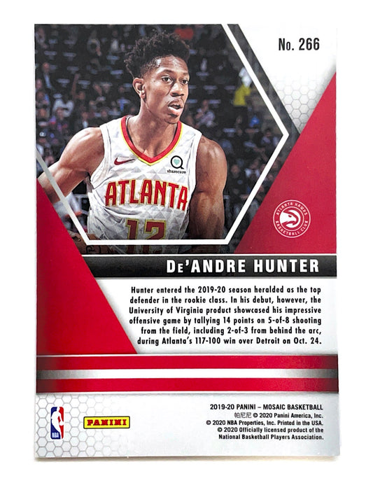 De'Andre Hunter 2019-20 Panini Mosaic NBA Debut Rookie #266