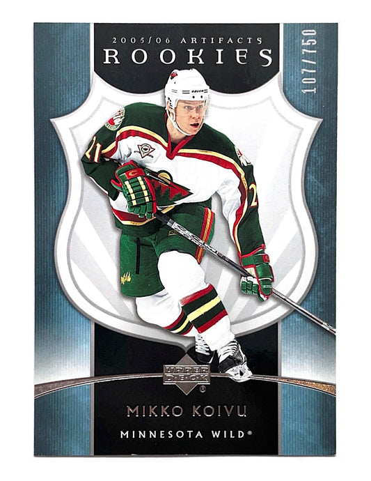 Mikko Koivu 2005-06 Upper Deck Artifacts Rookies #287 - 107/750