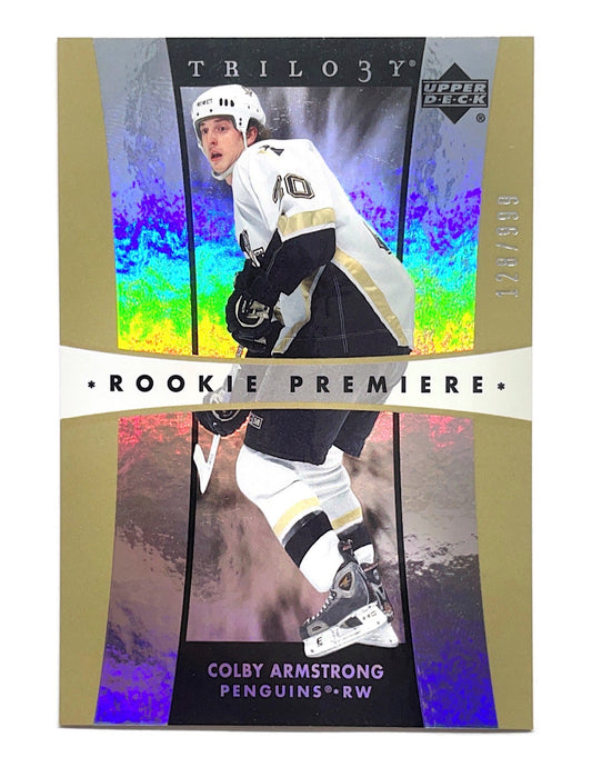 Colby Armstrong 2005-06 Upper Deck Trilogy Rookie Premiere #294 - 128/999