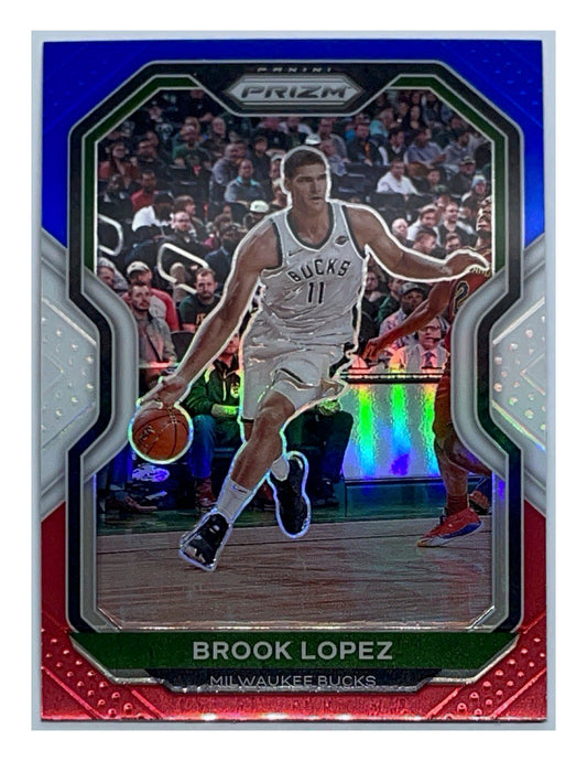 Brook Lopez 2020-21 Panini Prizm Red White Blue #29