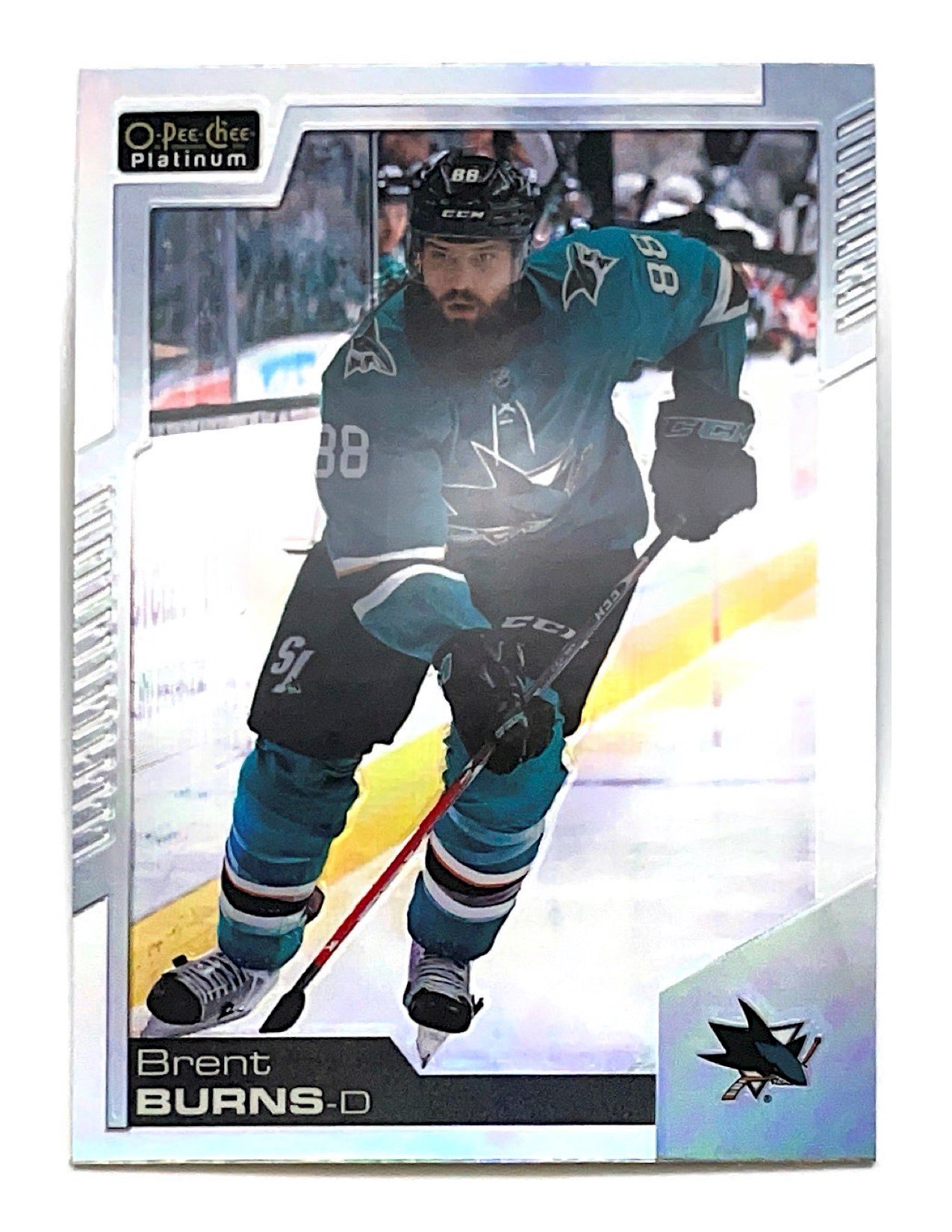 Brent Burns 2020-21 O-Pee-Chee Platinum Rainbow #31