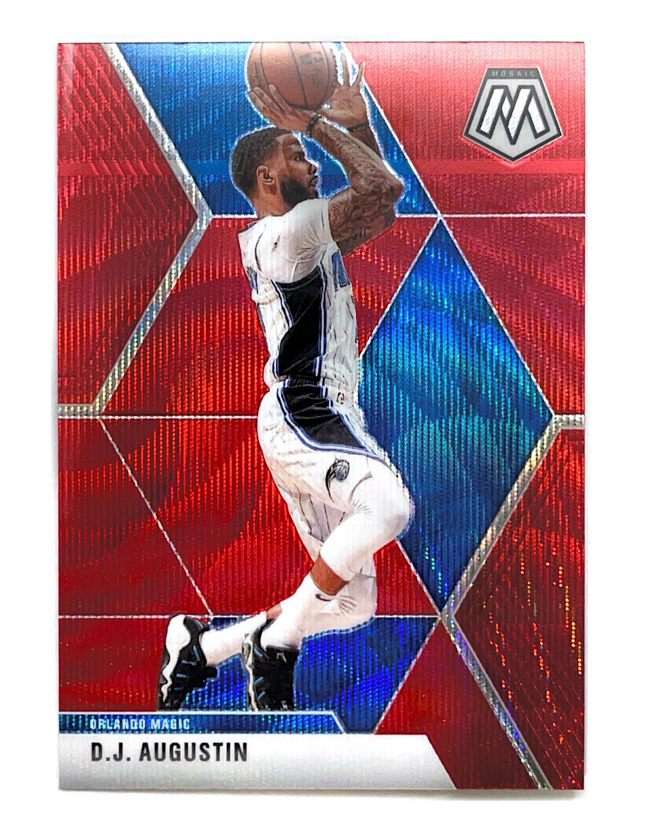 D.J. Augustin 2019-20 Panini Mosaic Red Wave #32