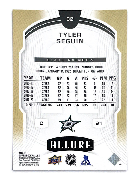 Tyler Seguin 2020-21 Upper Deck Allure Black Rainbow #32