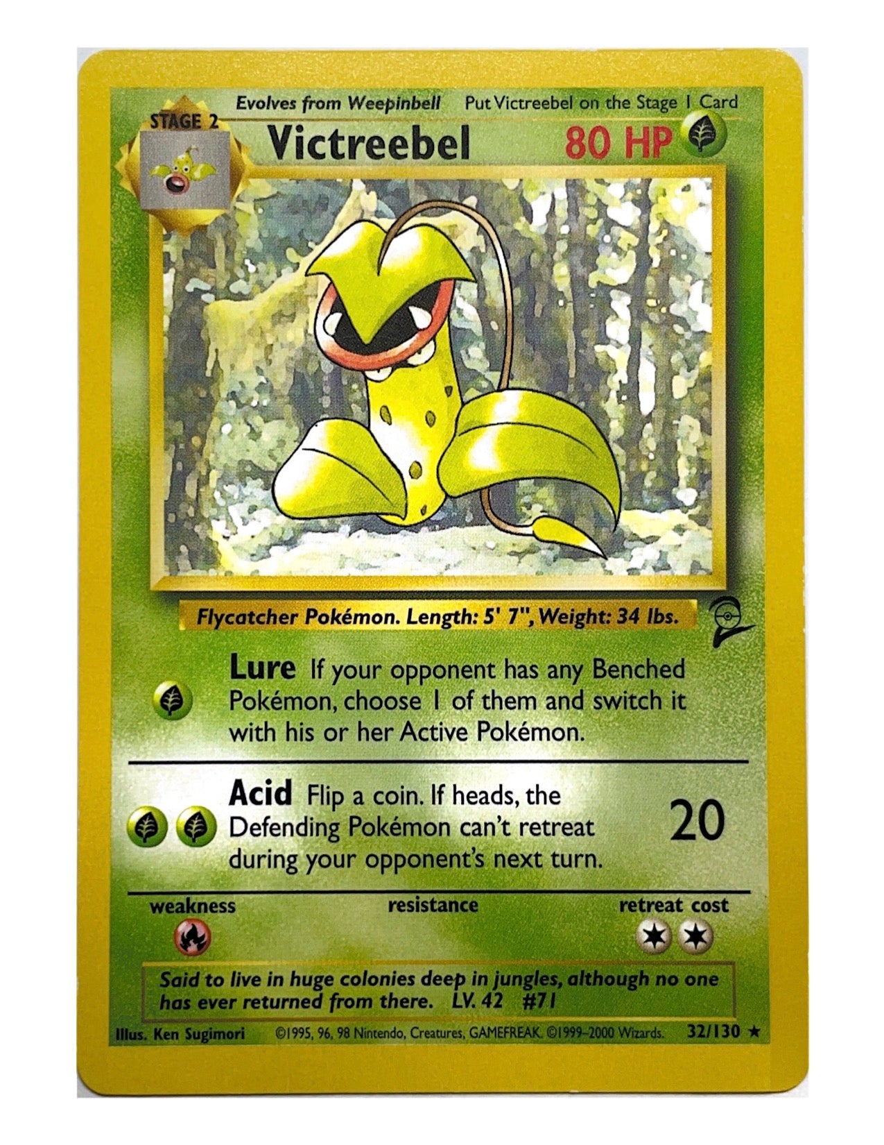 Victreebel 32/130 Rare - Base Set 2