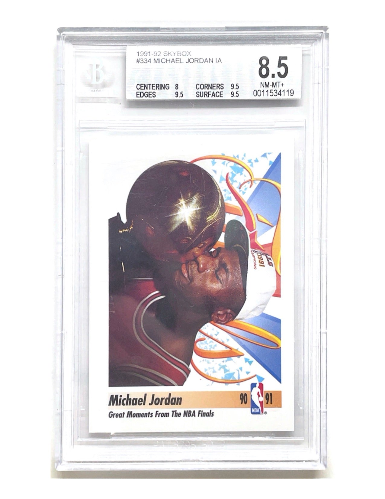 Michael Jordan 1991-92 Skybox #334 - BGS 8.5