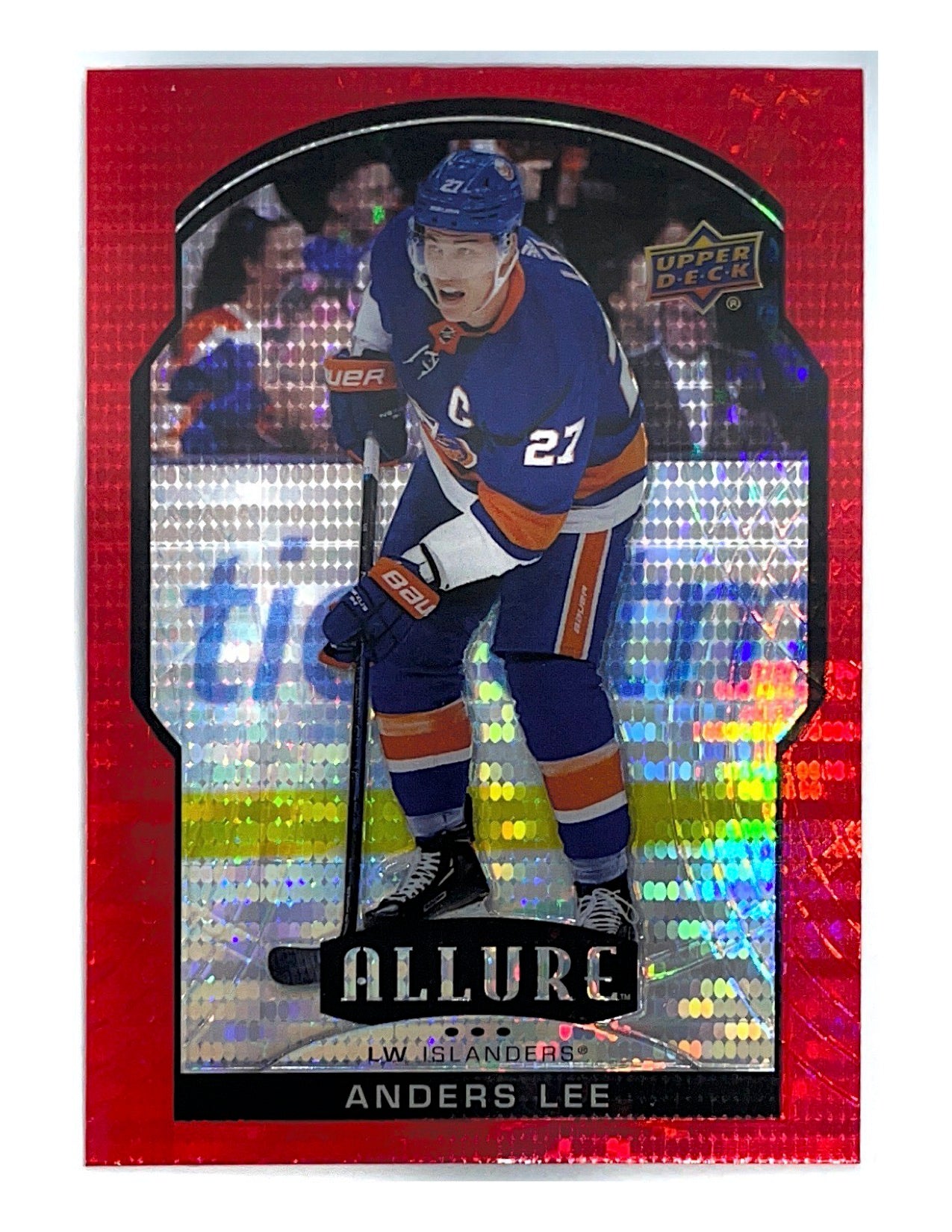 Anders Lee 2020-21 Upper Deck Allure Red Rainbow #33