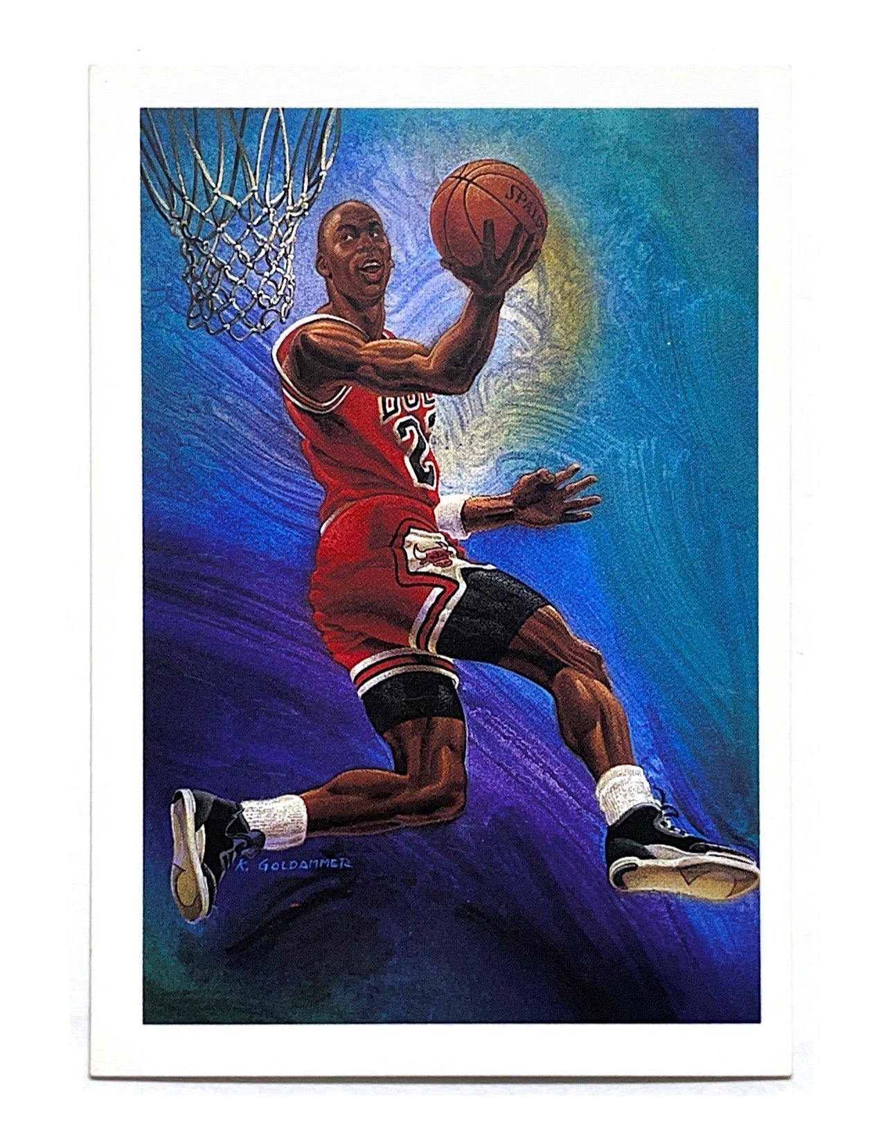 Michael Jordan 1990-91 Hoops #358