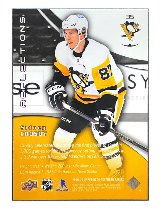 Sidney Crosby 2020-21 Upper Deck Extended Series Reflections #35