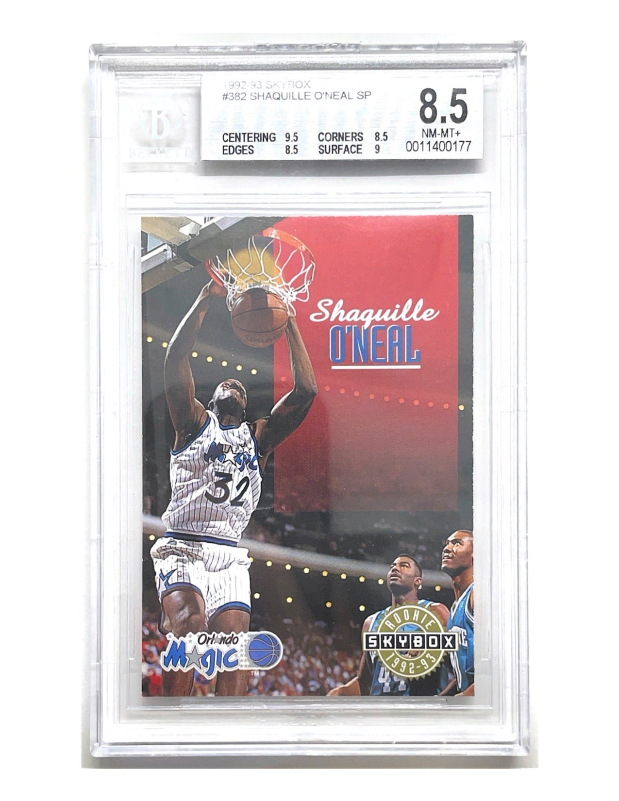 Shaquille O'Neal 1992-93 Skybox #382 - BGS 8.5