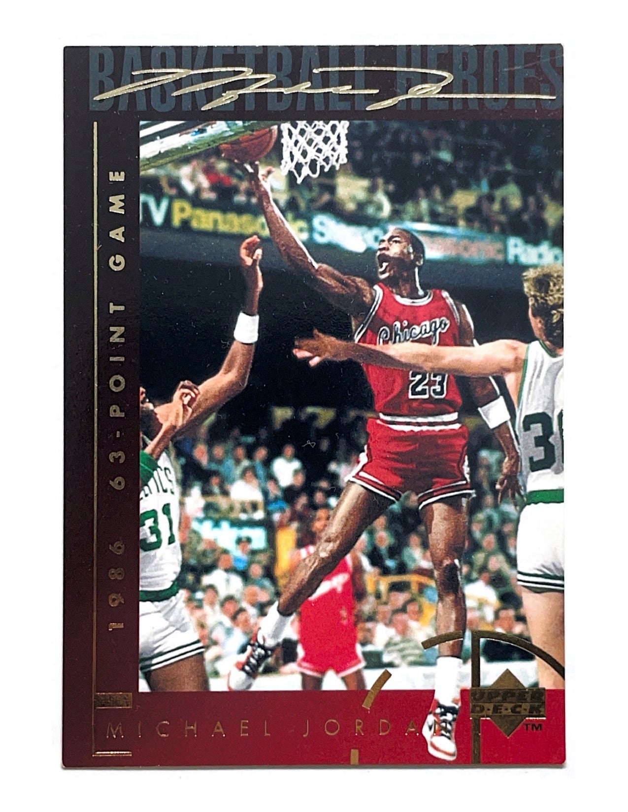Michael Jordan 1994-95 Upper Deck 1986 63-Point Game #38