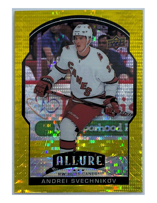 Andrei Svechnikov 2020-21 Upper Deck Allure Yellow Taxi #38