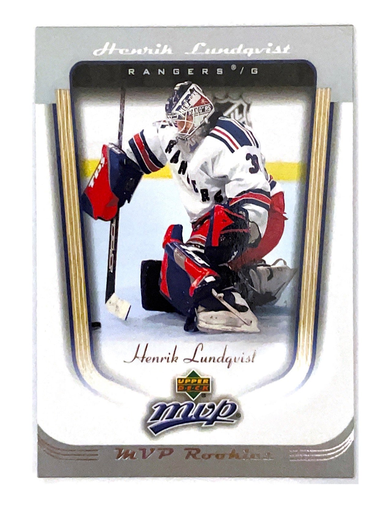 Henrik Lundqvist 2005-06 Upper Deck MVP Rookies #418