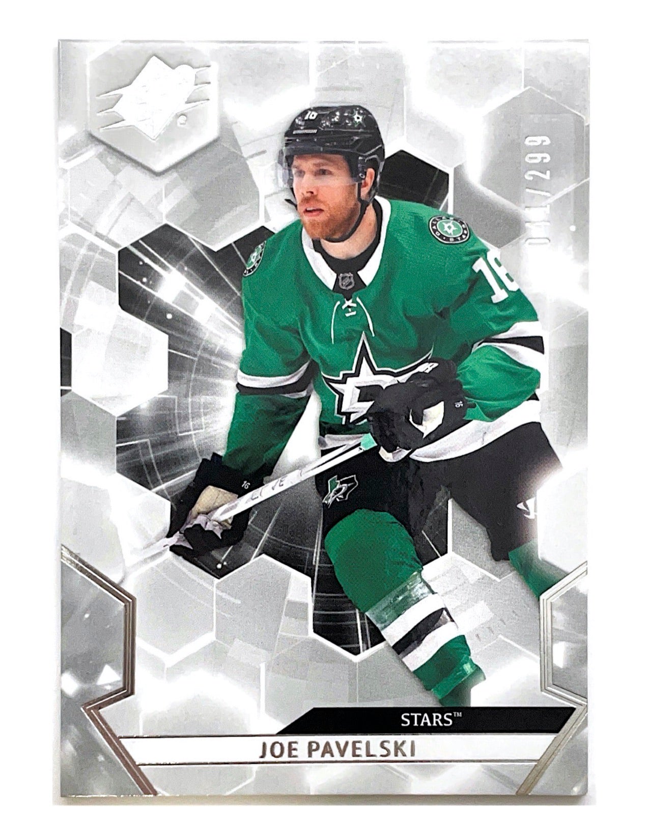 Joe Pavelski 2020-21 Upper Deck SPx #41 - 041/299