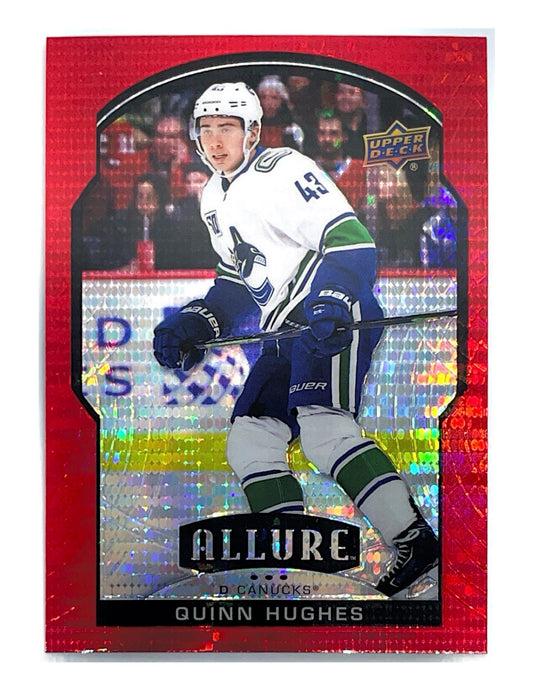 Quinn Hughes 2020-21 Upper Deck Allure Red Rainbow #43