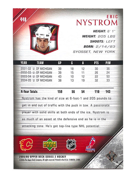 Eric Nystrom 2005-06 Upper Deck Series 2 Young Guns #448