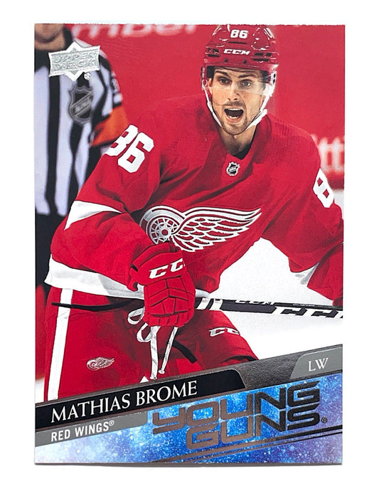 Mathias Brome 2020-21 Upper Deck Series 2 Young Guns #468