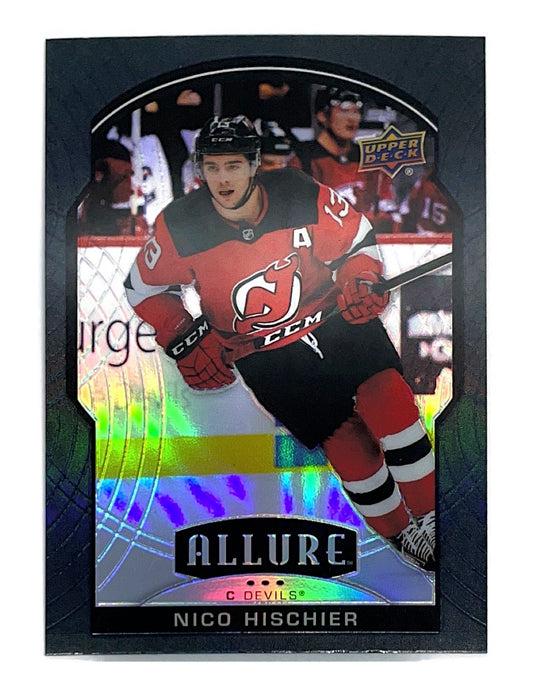 Nico Hischier 2020-21 Upper Deck Allure Black Rainbow #46