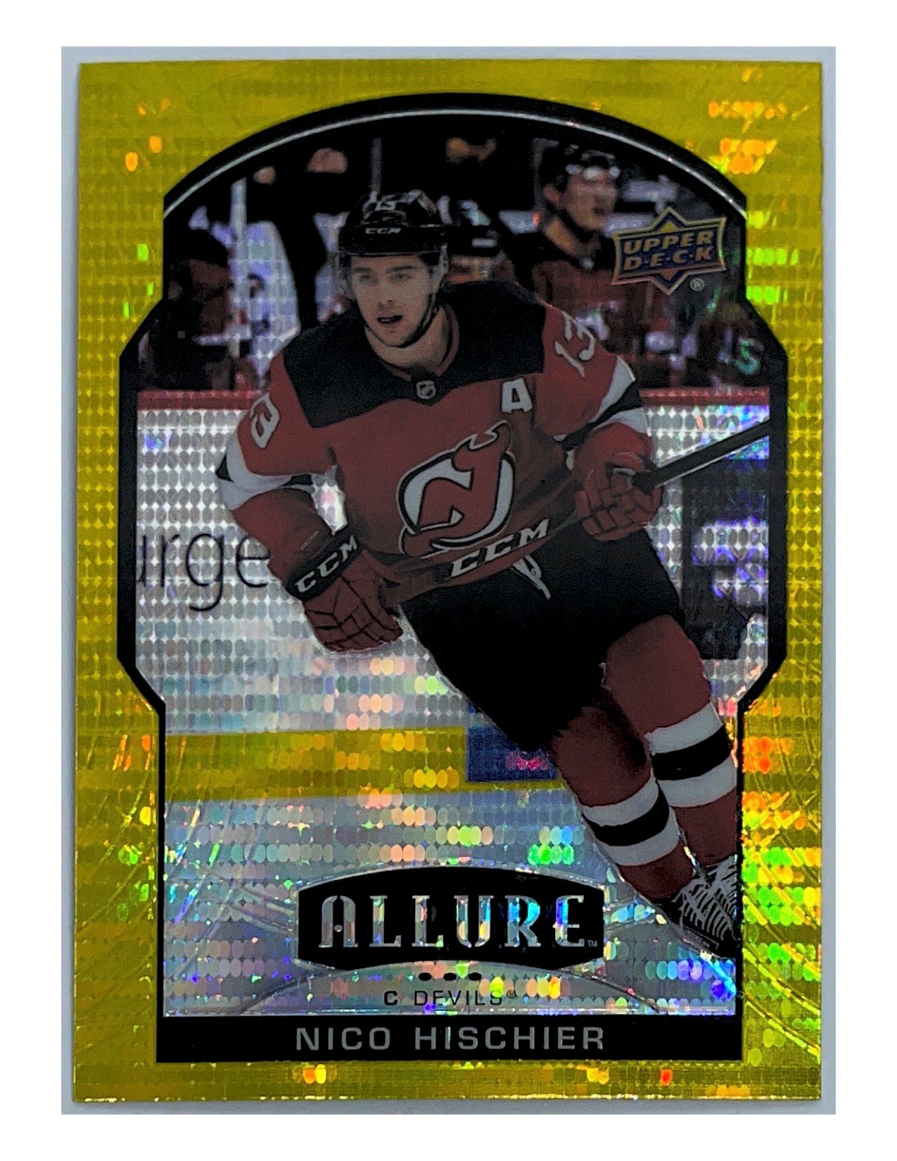 Nico Hischier 2020-21 Upper Deck Allure Yellow Taxi #46