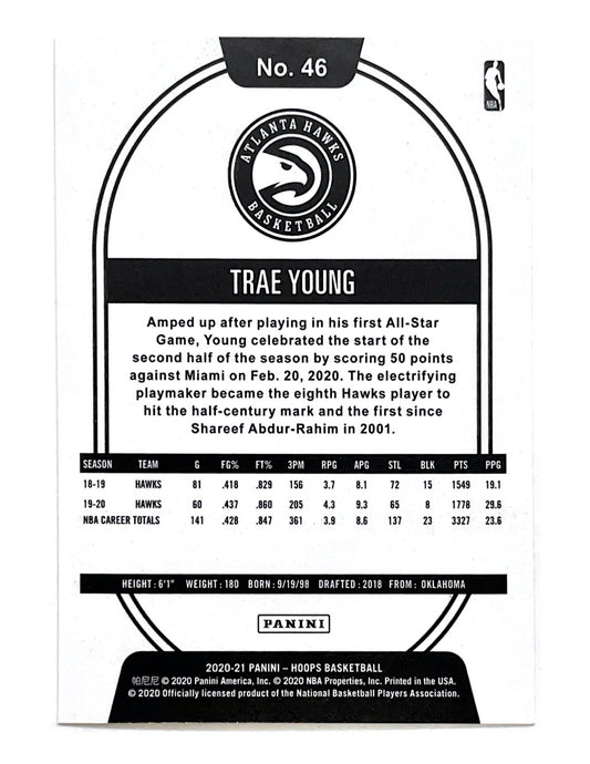 Trae Young 2020-21 Panini Hoops #46