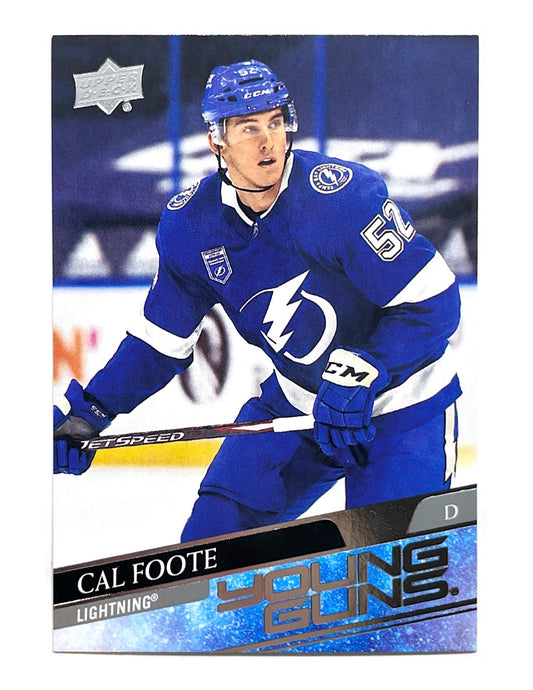 Cal Foote 2020-21 Upper Deck Series 2 Young Guns #476