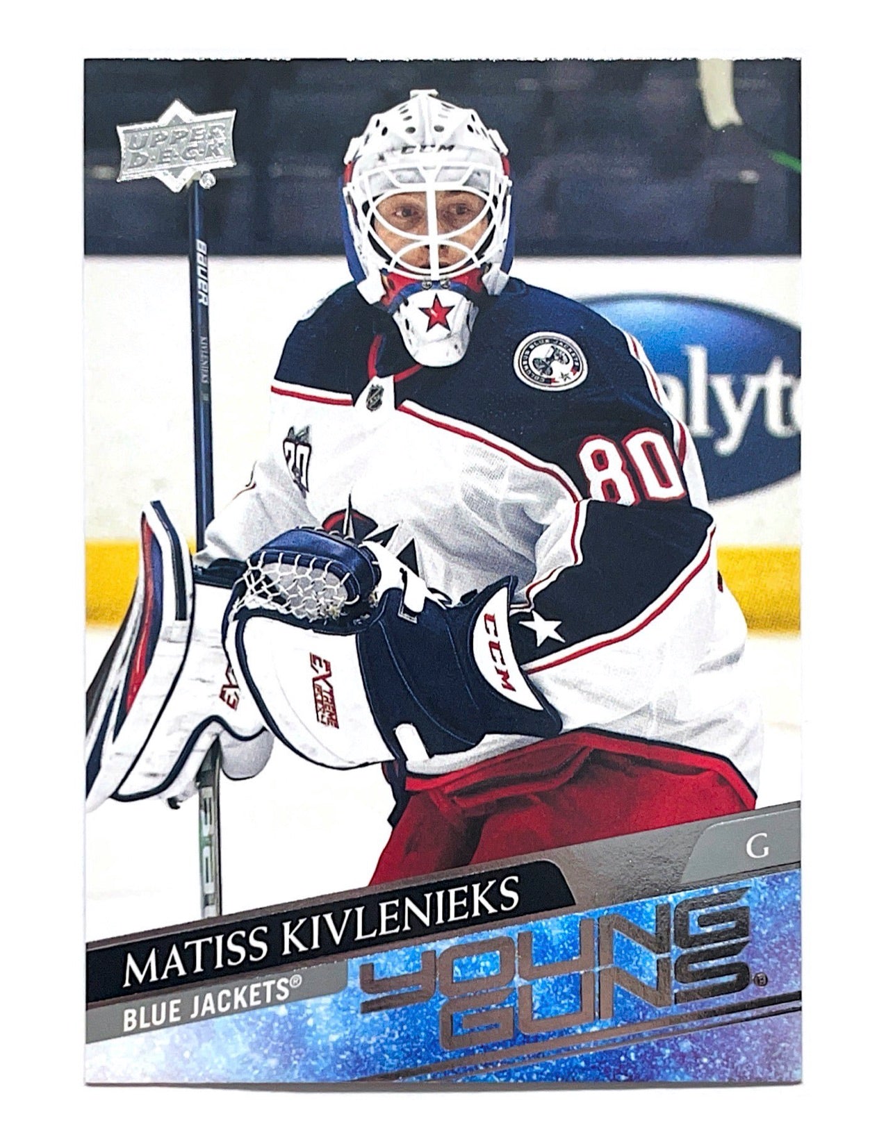 Matiss Kivlenieks 2020-21 Upper Deck Series 2 Young Guns #480