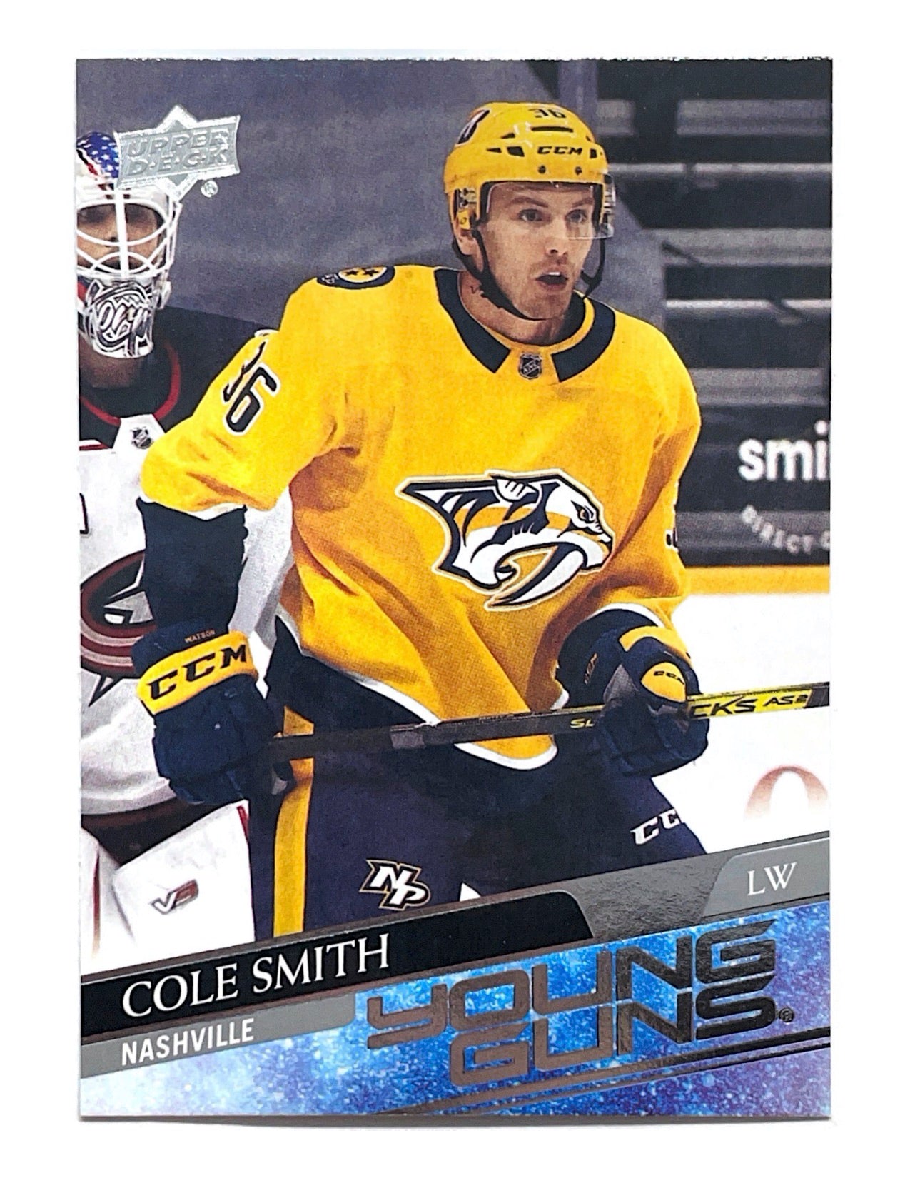 Cole Smith 2020-21 Upper Deck Series 2 Young Guns #481