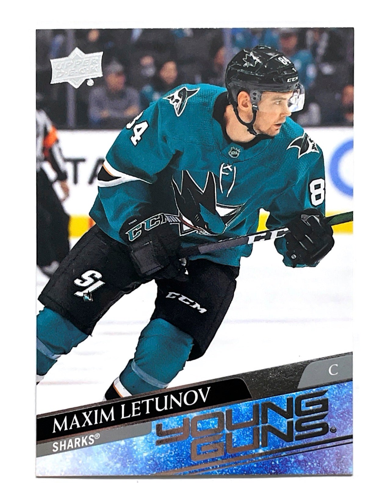 Maxim Letunov 2020-21 Upper Deck Series 2 Young Guns #487