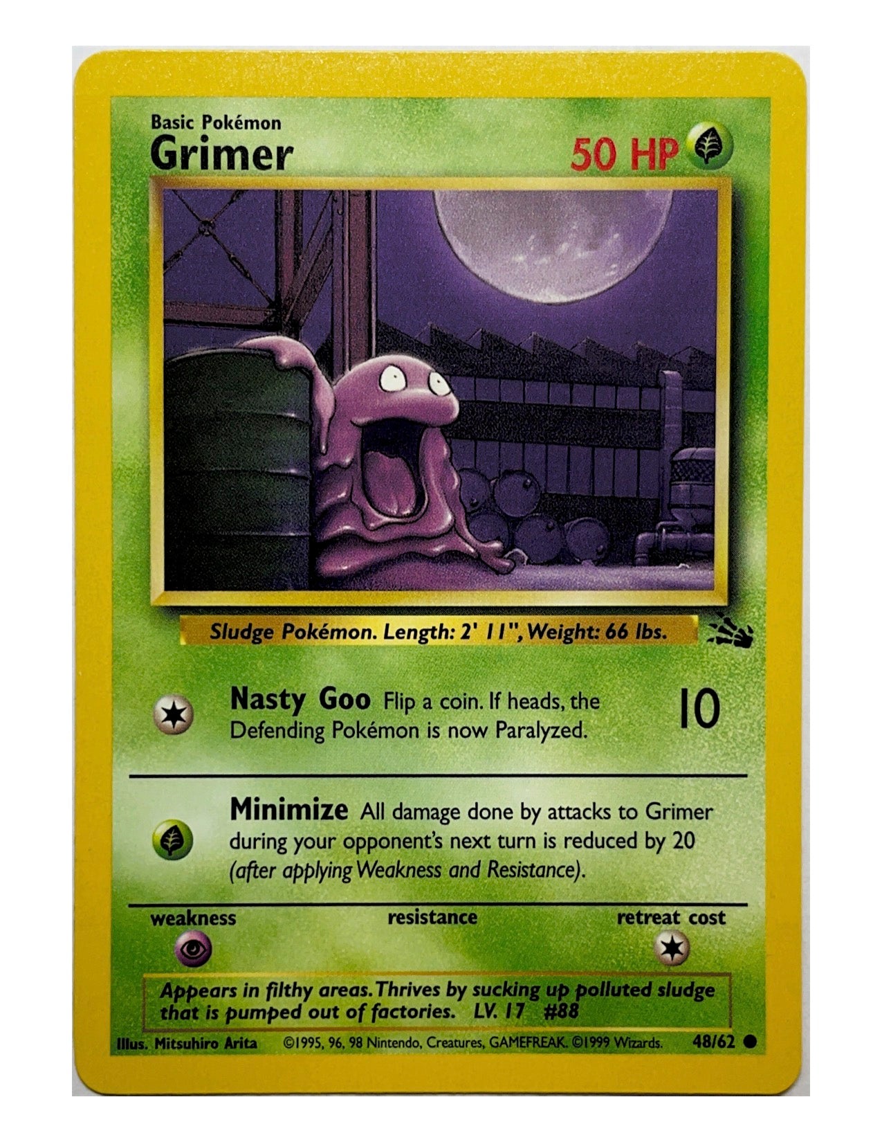 Grimer 48/62 Common - Unlimited - Fossil
