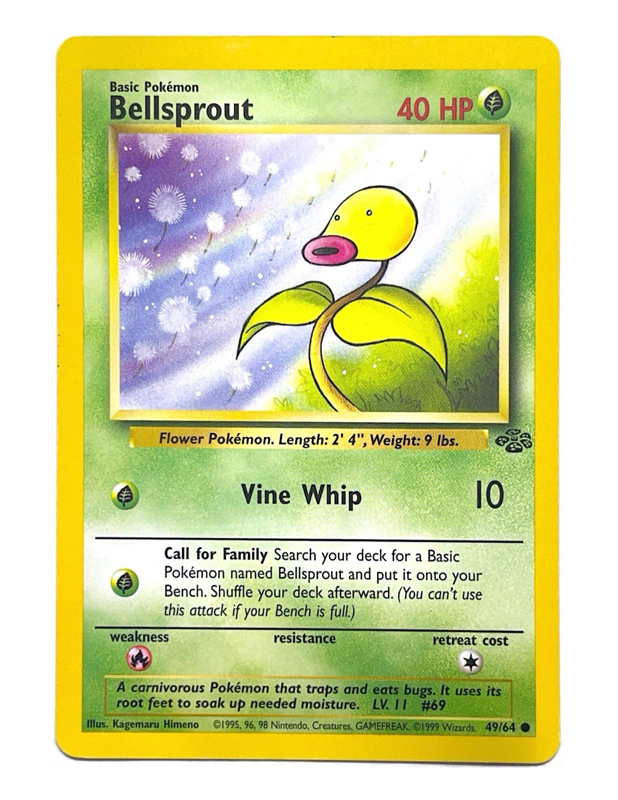Bellsprout 49/64 Common - Unlimited - Jungle