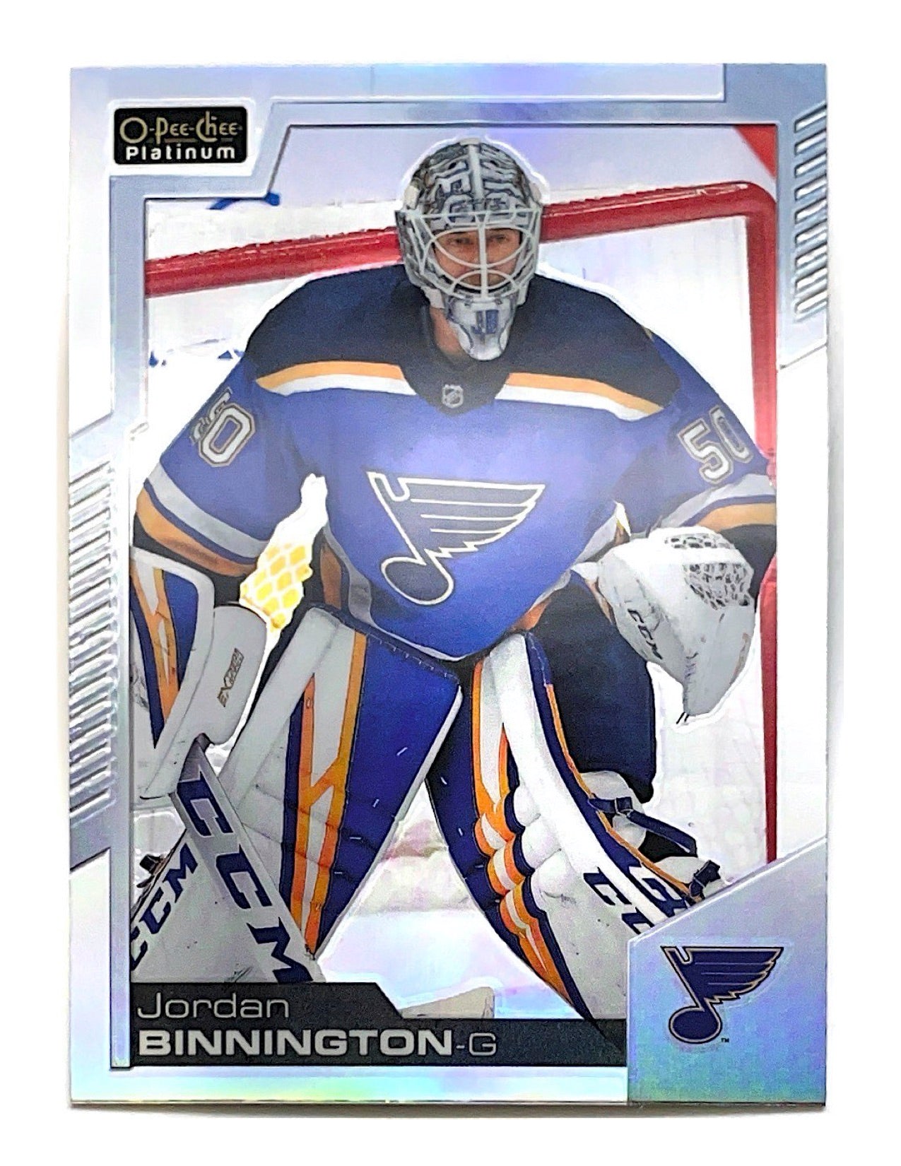 Jordan Binnington 2020-21 O-Pee-Chee Platinum Rainbow #50