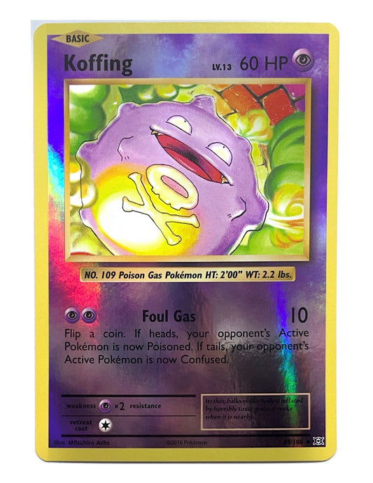 Koffing 50/108 Reverse Holo Uncommon - Evolutions