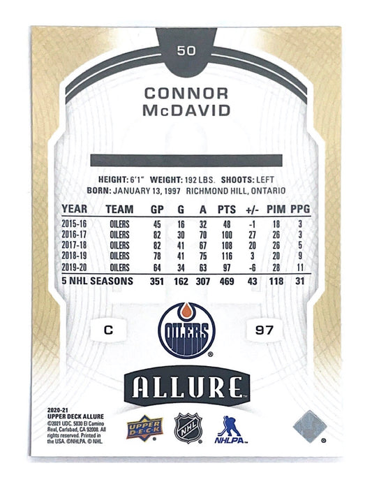 Connor McDavid 2020-21 Upper Deck Allure #50
